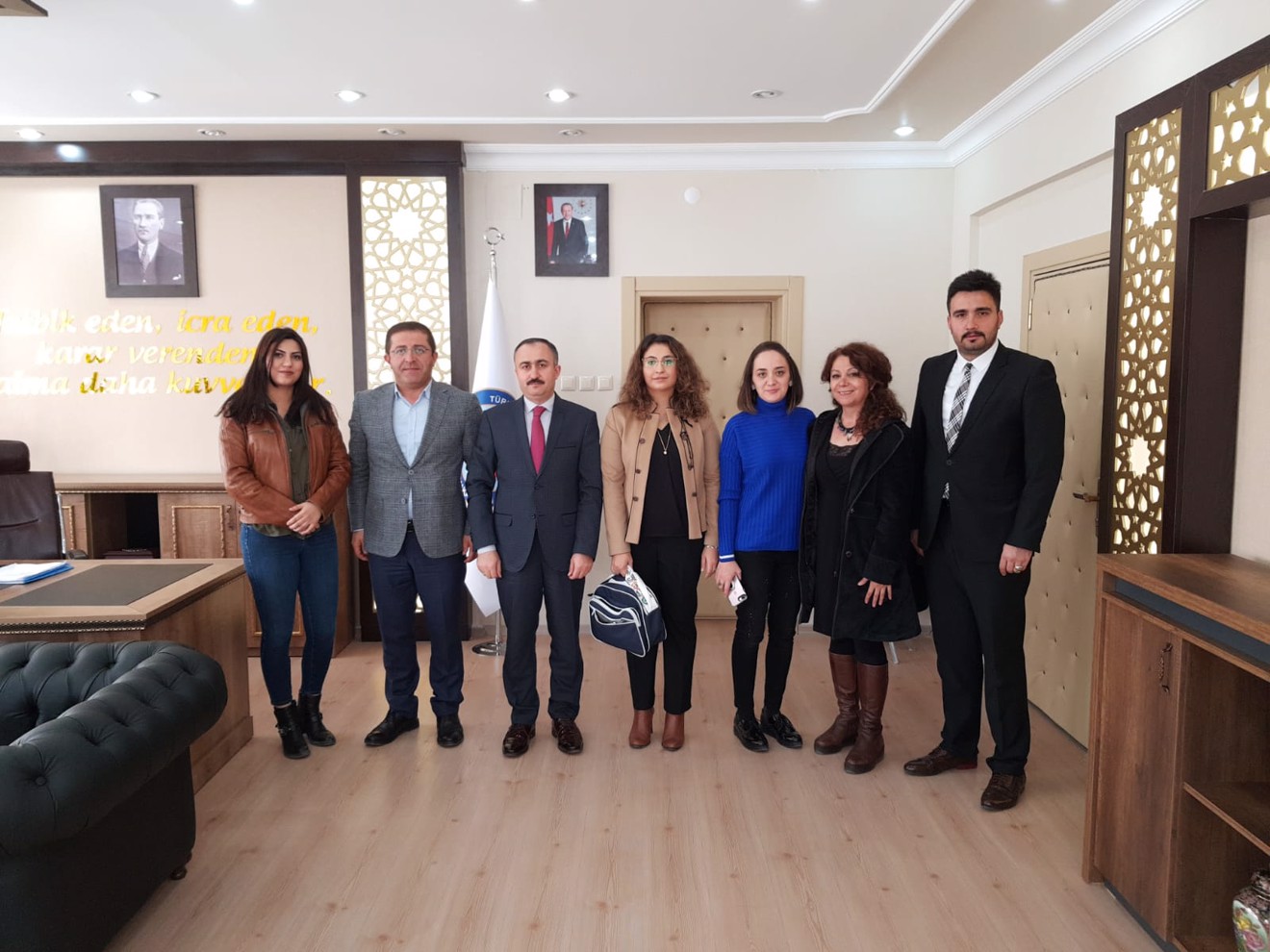 BOZKIR KAYMAKAMI SAYIN OLTAN BAYRAKTAR A İADEİ ZİYARETTE BULUNDUK